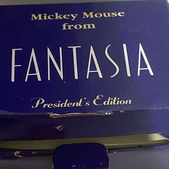 Grolier Disney President's Edition Mickey Mouse from Fantasia Ornament with Box - Picture 7 of 8
